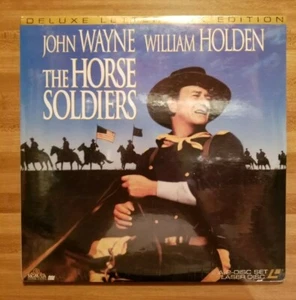 New THE HORSE SOLDIERS 2-Laserdisc LD WIDESCREEN FORMAT JOHN WAYNE - Picture 1 of 3