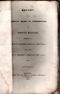 Jahresberichte des American Board of Commissioners for Foreign Missions - Bild 1 von 4