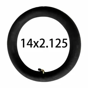 14x2.125 Butyl Rubber Inner Tube Tyre With A Bent Valve Stem For Electric Bike - Picture 1 of 8