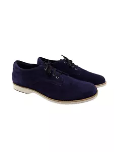 Timberland Shoes Lace Up Womens Size 6.5 Blue Suede Flat Comfort Lighrtweight - Picture 1 of 13