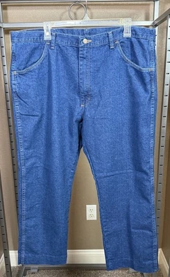 Wrangler Retro Jeans Mens 40x29* Denim Western Cowboy Hemmed To Actual 40x26* - Image 1 of 4