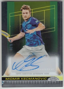 2024 Topps Chrome Tennis Miomir Kecmanovic Certified Autograph Issue Auto - Picture 1 of 2