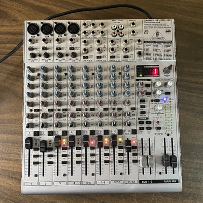 Behringer UB1622FX-PRO Eurorack mixer w/ Power Cord | PARTS OR REPAIR - Image 1 of 4