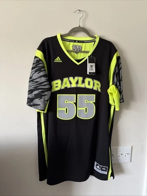 Camiseta deportiva de baloncesto para hombre Adidas Baylor University Baylor Bears #55 talla 2XL - negra Foto 1 de 4