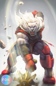 Invincible Universe: Battle Beast 1 Tiago Da Silva Var. B Vir Foil LTD 2000 CB - Picture 1 of 1