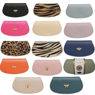 Alice Wheeler Glasses Case Faux Leather and Bumblebee Design Gifts for Women - Image 1 of 2