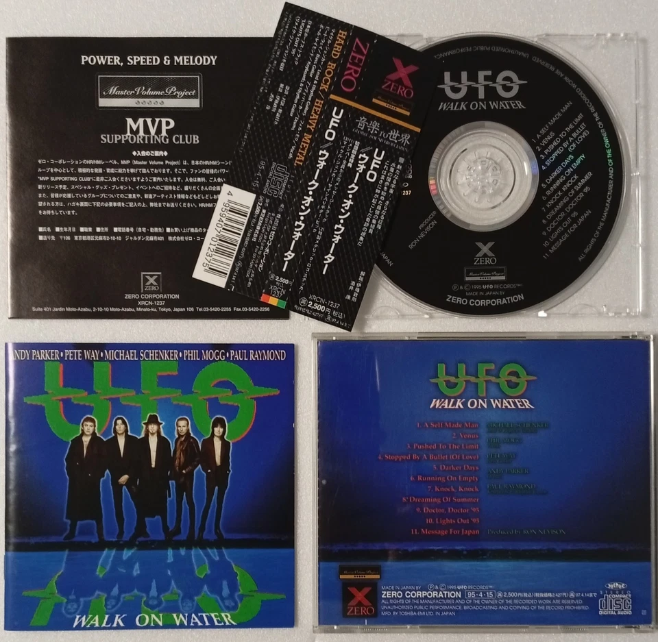 UFO - Walk on Water - 1992 JAPAN CD OBI ** MICHAEL SCHENKER GROUP , WAYSTED Foto 1 de 1