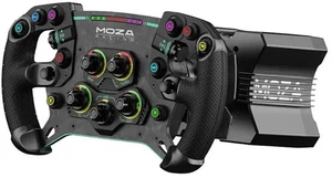 Moza Racing R9 V3 + GS V2P Bundle - Volante de carreras Direct Drive de 9 Nm con 300 mm GT- - Imagen 1 de 6