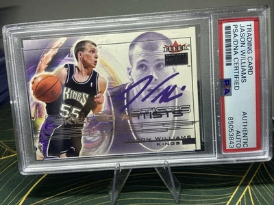 Autógrafo Jason Williams PSA/ADN 2000-01 Fleer #5 artistas expertos Foto 1 de 2