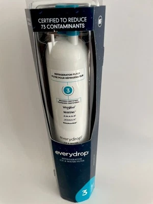 1 Pack Everydrop by Whirlpool Ice and Water Refrigerator Filter 3 Single -  New  - Image 1 of 4