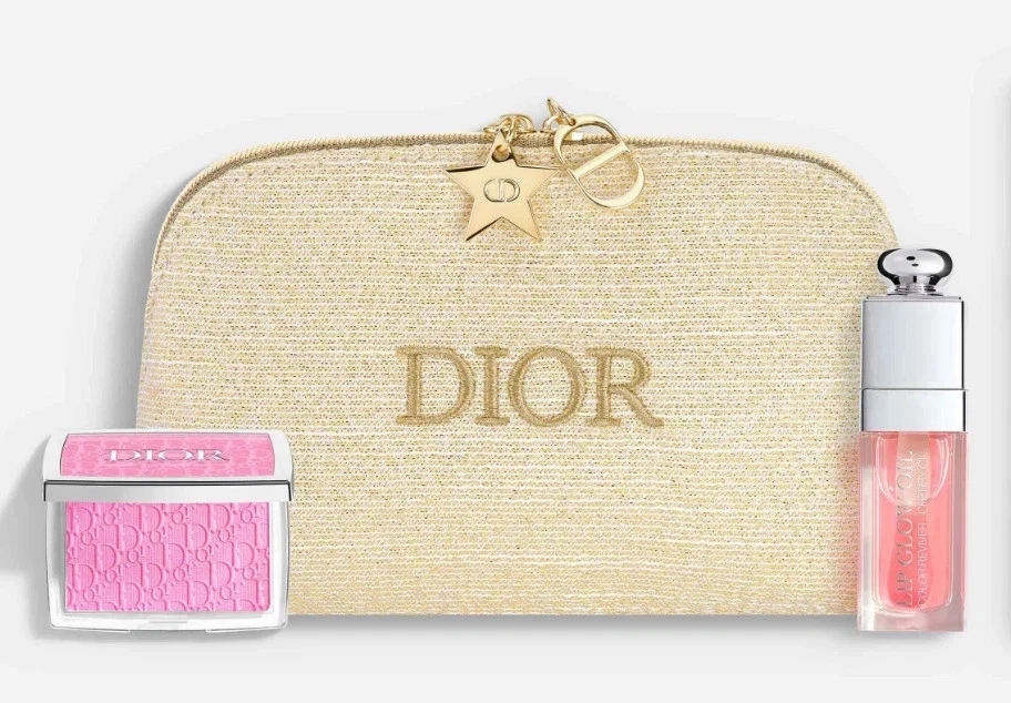 CHRISTIAN DIOR THE PINK GLOW RITUAL LIMITED EDITION GIFT SET BOXED