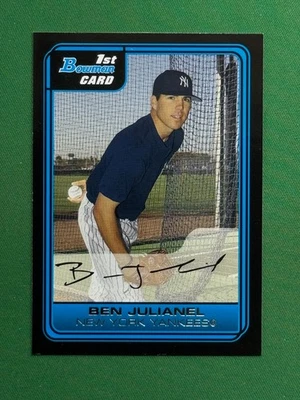 2006 Bowman Baseball 1st Bowman Prospects #B63 Ben Julianel - Image 1 of 2