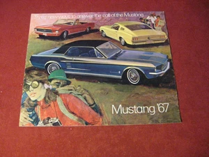 1967  FORD  MUSTANG  SALES CATALOG-ORIGINAL - Picture 1 of 3