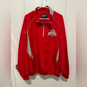 The Ohio State University Windbreaker - Red Pullover - Size Xtra Large - Picture 1 of 6