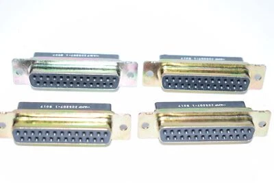 Lot of 4 NEW AMP 205207-1 Receptacle for Female Contacts Housing D-Sub Connector - Image 1 of 3