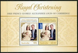 AUSTRALIA - 2014 'ROYAL CHRISTENING - Prince George' Miniature Sheet MNH [D2871] - Imagen 1 de 1