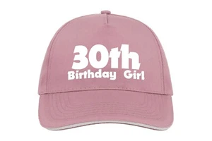 Birthday Girl 30th Thirty 30 Baseball Hat Cap Gift Present Any Year Custom - Picture 1 of 9