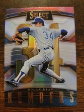 2023 Select Numbers Nolan Ryan Prizm SP #SN14 Texas Rangers HOF