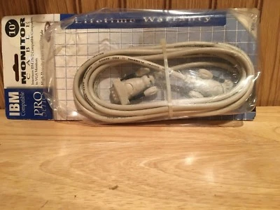 Belkin F2N028-10  10' Monitor Cable Male/Male Connector - Image 1 of 4