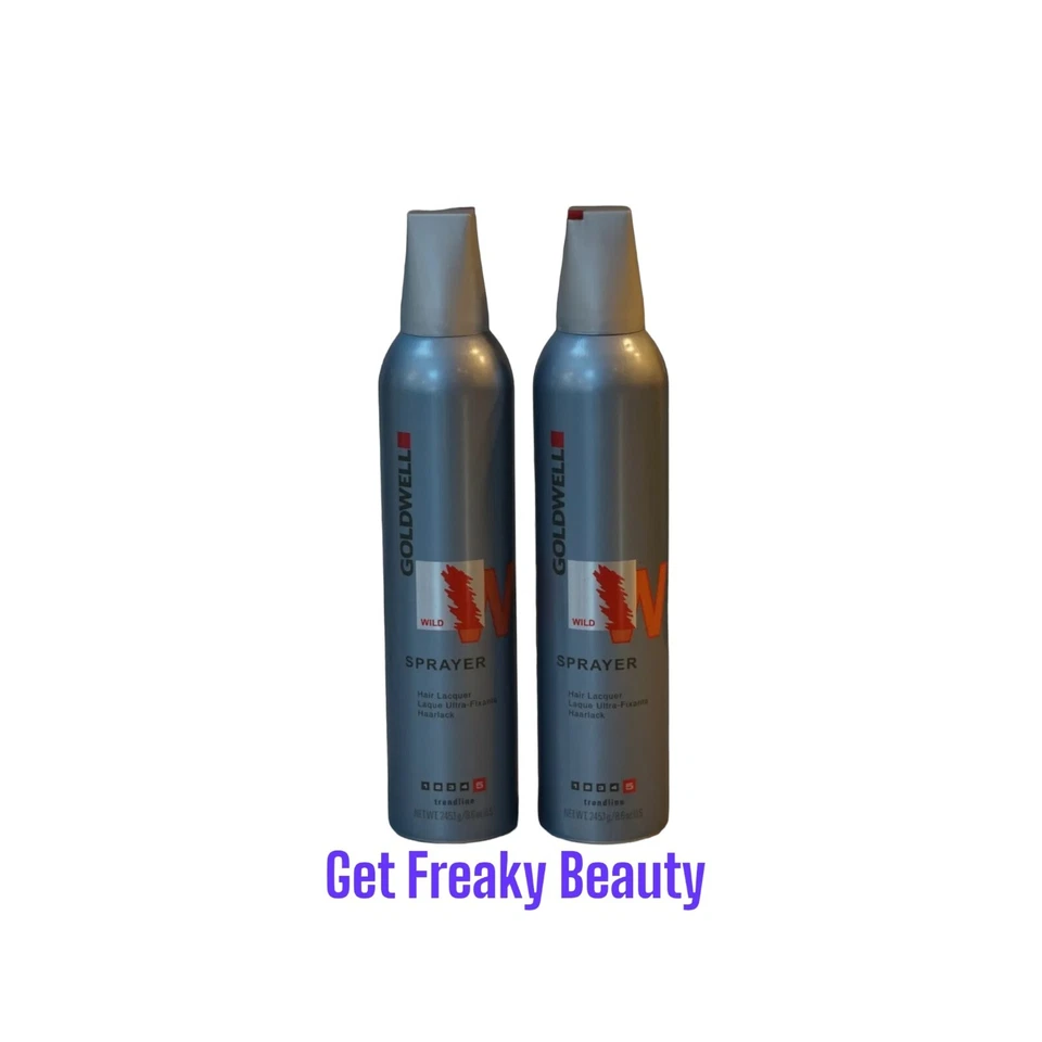 PACK 2. 8,6 oz. Laca para el cabello Goldwell Trendline Wild Sprayer. 245,1 G. NUEVO.  Foto 1 de 1