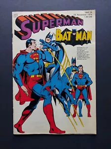 EHAPA COMIC / SUPERMAN BATMAN Heft 24 von 1974 / Z1-2 (mit Beilage & Gutschein) - Picture 1 of 12