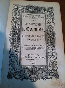 Antique School Textbook Wilson's Fifth Reader 1866 - Picture 1 of 11