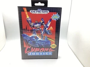 Cyborg Justice for Sega Genesis - Authentic Cartridge -CIB Cleaned & Tested - Picture 1 of 16