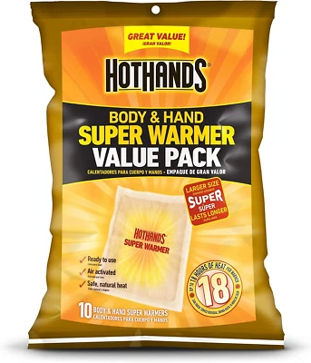 KOBAYASHI Hothands Body & Hand Super Warmers - Long Lasting Natural Odorless Air Activated