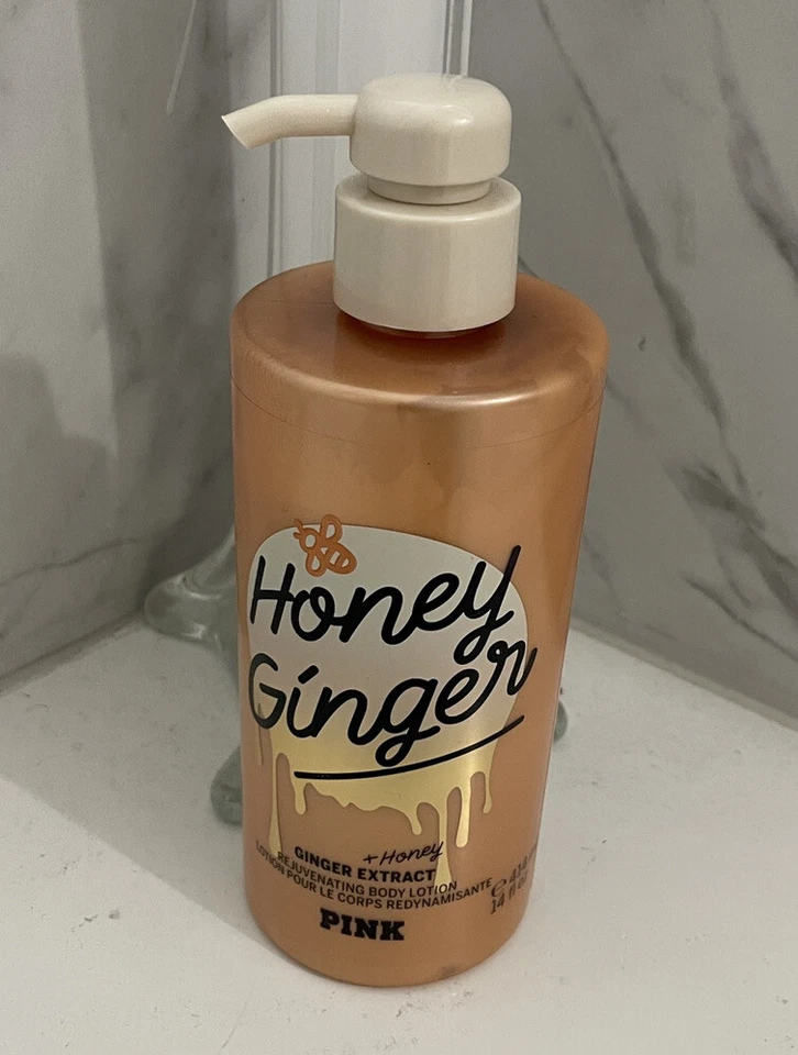 Victoria Secret Pink NEW Honey Ginger New Body Lotion 14oz Moisturizer - Image 1 of 1