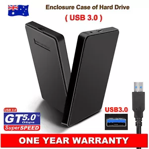 Premium USB 3.0 External 2.5" SATA SSD HDD Hard Disc Drive Enclosure Case AU OZ - Picture 1 of 6