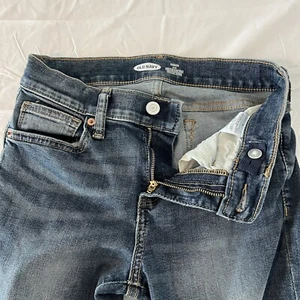 Old Navy Jeans Boys Size 10 Blue Karate Slim Flex Max Distressed - Picture 1 of 9