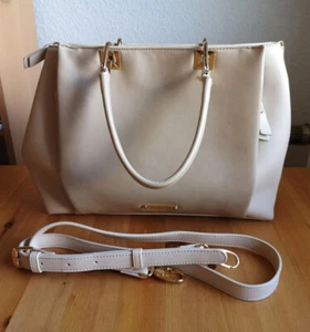 Handtasche beige gold Reißverschluss viele Fächer H 25x B 36x T 14 cm - Bild 1 von 18