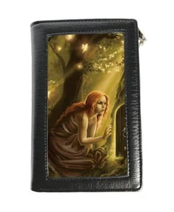 Caszmy Fashions Vegan Ladies Purse Secret Door Way 3D Black Fantasy Wallet - Picture 1 of 1
