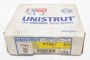 NEW 100 Pcs - UNISTRUT P1007-EG 5/16 Channel Nut w/ Spring in Box 303815 - Picture 1 of 1
