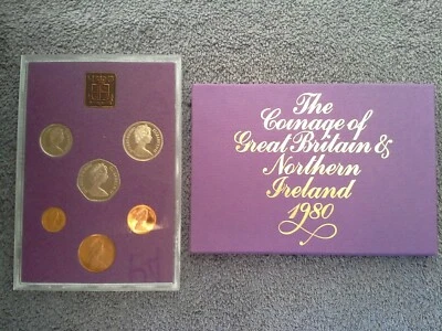 1980 United Kingdom 6 pcs Proof Set KM#PS36 - KM#911,912,913,914,915,916 - Image 1 of 4