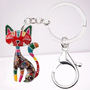 Katzen Schlüsselanhänger Handtaschenanhänger Anhänger Taschenanhänger - Bild 1 von 2