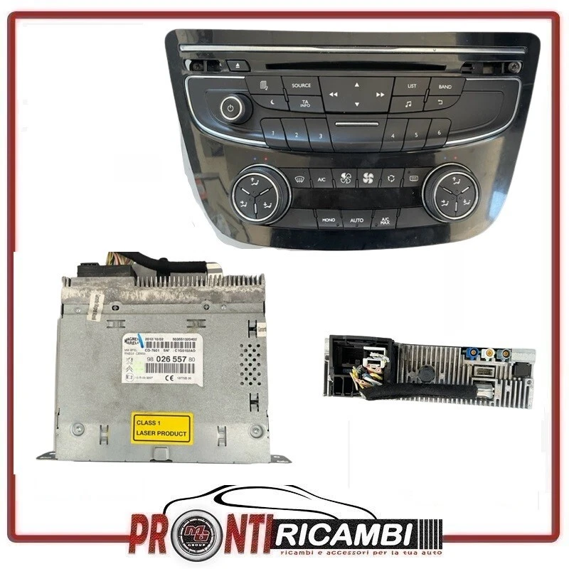 RADIO STEREO GPS PEUGEOT 508 I 2.0 175 CAVALLI 9802655780 503551320402 MAGNETI M - Immagine 1 di 1