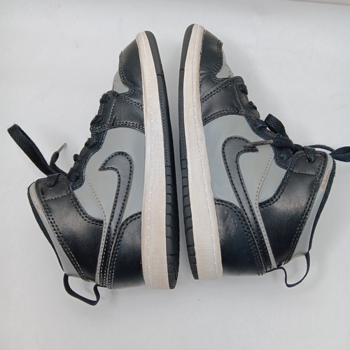 Scarpe Nike Air Jordan retrò taglia media 13 C bambini grigio pizzo nero 640734 096