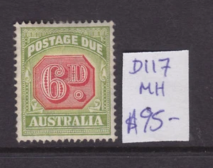 POSTAGE DUES AUSTRALIA: 6d SG D117 MH - Bild 1 von 1