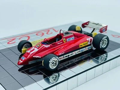 MINIATURES DU CHÂTEAU FERRARI 126 C2 n°27 1982 Série 24 Champ. Monde 200ex. - Immagine 1 di 4