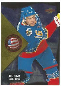 1995-96 SCORE BRETT HULL #6 BORDER BATTLE ST LOUIS BLUES HOF - Picture 1 of 1