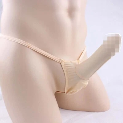 SLIP STRING TUYAU TRANSPARENT M L HOMME SEXY SEXE THONG UNDERWEAR MAN TUBE - Bild 1 von 4