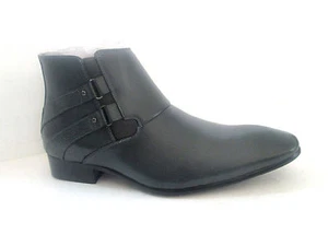Botas de vestir de cuero de diseño italiano Moretti para hombre tacón cubano puntiagudo* gris BM7105 - Imagen 1 de 6