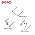 Hot Staples 0.6mm / 0.8mm Auto Bumper Brand New Plastic Pre-cut Stainless Steel
