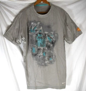 Nike Mens Shirt Large Grey Manchester United Red Devil Short Sleeve - Picture 1 of 6