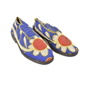 Yoruba Beaded Shoes Nigeria Sidley Collection - Picture 1 of 10