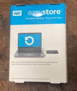 WESTERN DIGITAL WD EASYSTORE 4TB EXTERNAL 3.0 USB Back up hard drive NEW SEALED - Picture 1 of 9