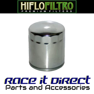 Chrome Oil Filter for Kawasaki Z 750 R ABS 2011-2012 HiFlo HF303C - Picture 1 of 9