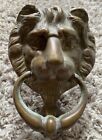 Antique Brass Door Knocker- Lion Head