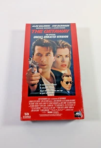 The Getaway 1994 VHS Tape New Alec Baldwin Unrated Uncut Action Crime Thriller - Picture 1 of 4